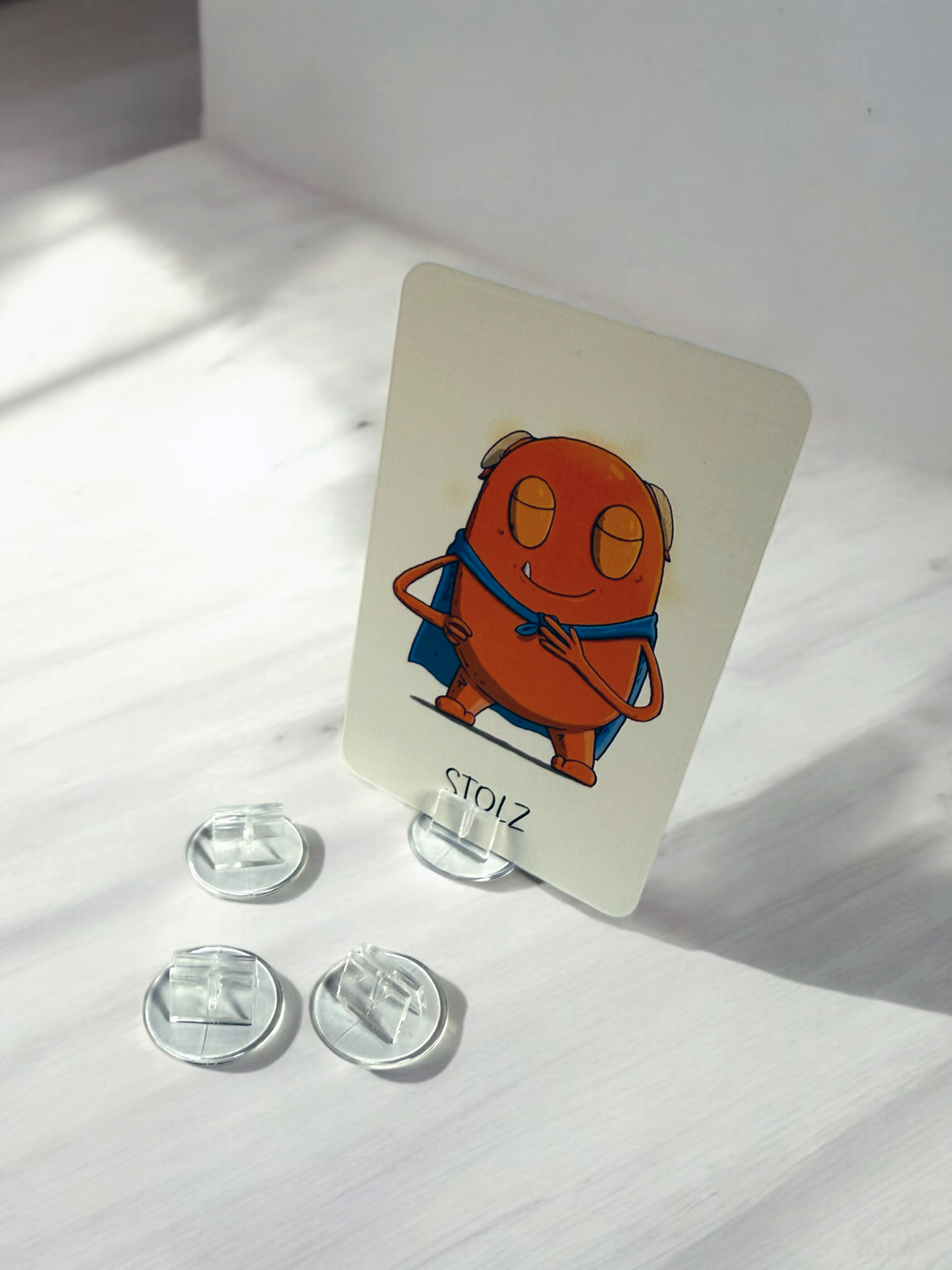 Kartenständer Kunststoff